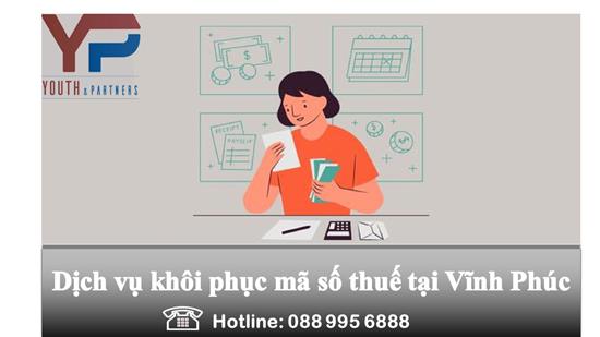 DỊCH VỤ KHÔI PHỤC MÃ SỐ THUẾ TẠI VĨNH PHÚC